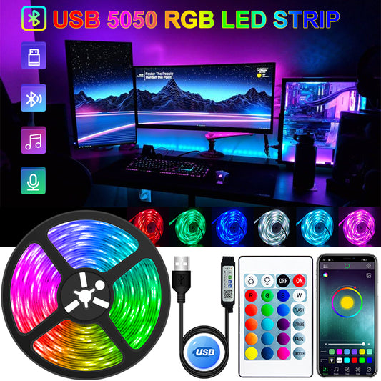 LED Strip Light USB Bluetooth RGB 5V LED