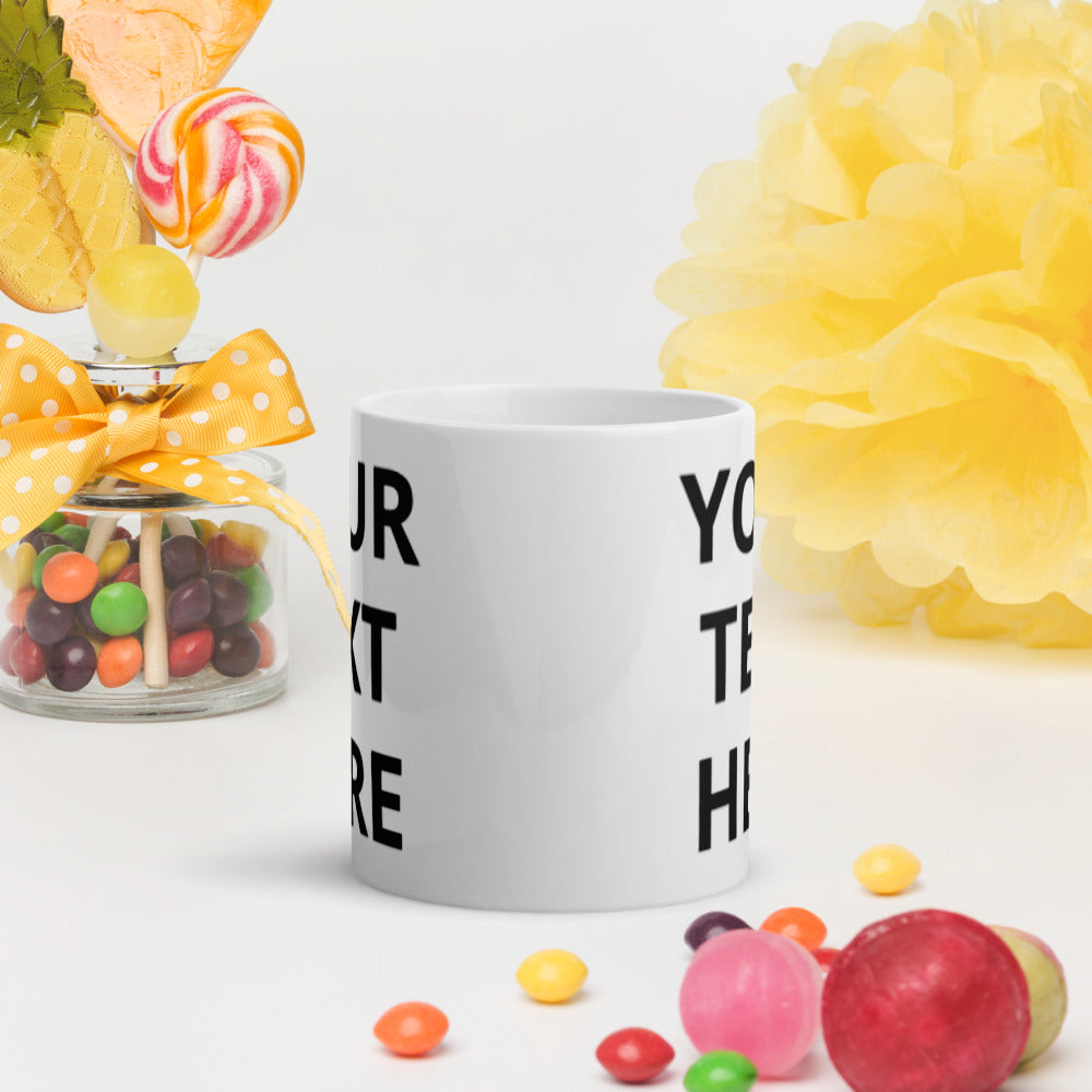 Custom Mug with Your Text or Logo!  by Happiness and Healing