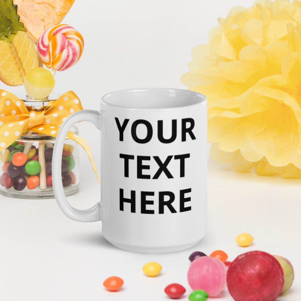 Custom Mug with Your Text or Logo!  by Happiness and Healing