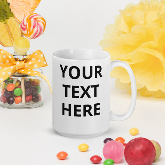 Custom Mug with Your Text or Logo!  by Happiness and Healing